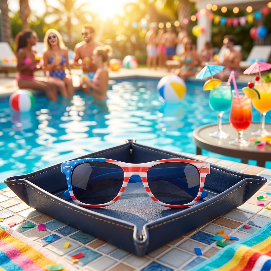 American Flag Party Glasses